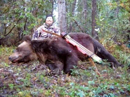 Chuck with a grizzly